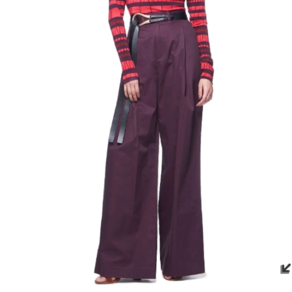 The Kit Leigh Trouser in Eggplant